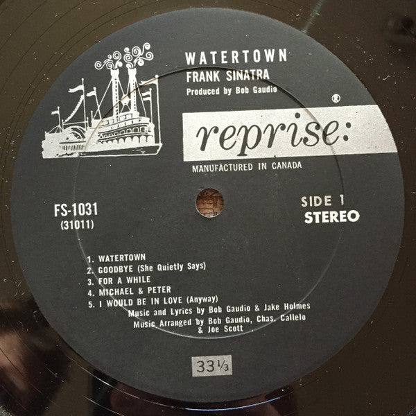 Frank Sinatra – Watertown - 1970 Original, Rare VinylPursuit.com