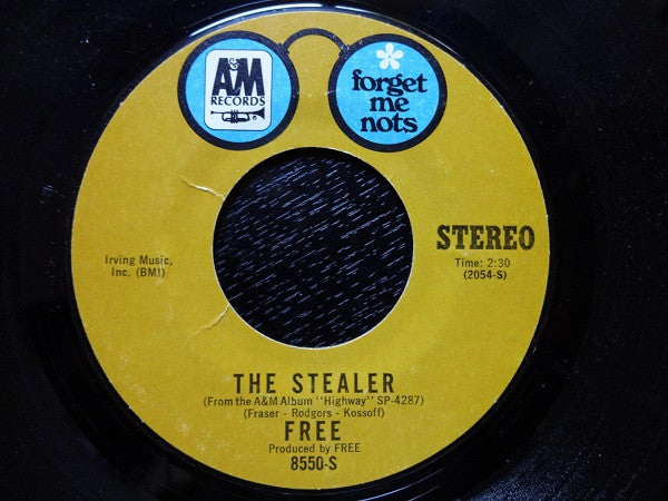 Free – All Right Now / The Stealer - 7" Single US Pressig