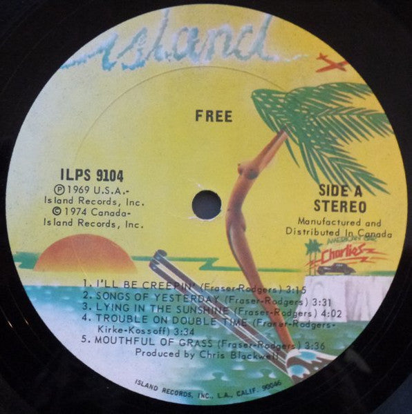 Free – Free - 1974 Pressing, Rare