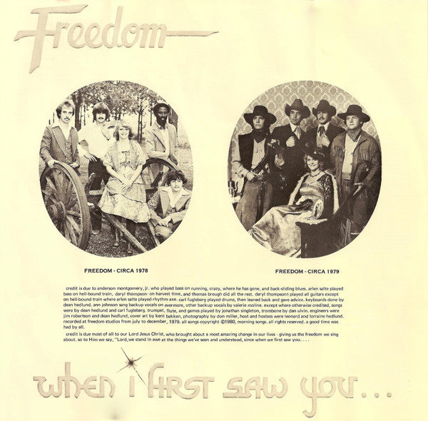 Freedom – When I First Saw You - 1980 VinylPursuit.com