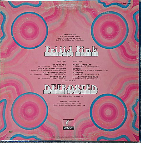 Frijid Pink – Defrosted - 1970 Original! VinylPursuit.com