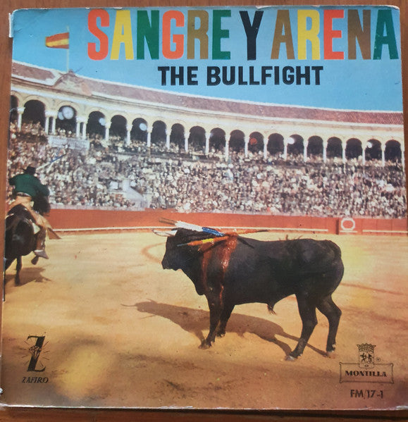 The Bullfight Sangre y Arena 1962 Original with Booklet Vinyl