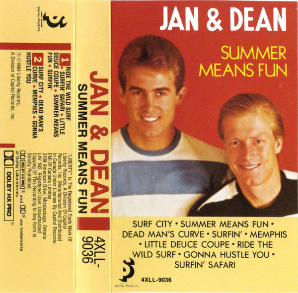 Jan & Dean – Summer Means Fun - 1984 Cassette