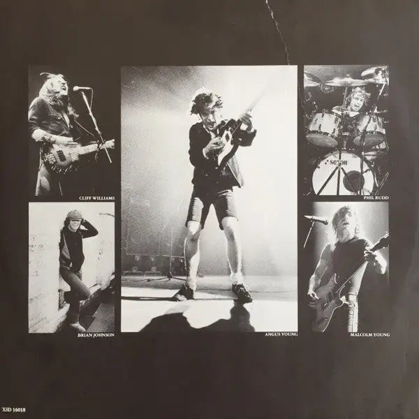 AC/DC – Back In Black - 1980 Pressing with Embossed Cover Vinyl Pursuit Inc