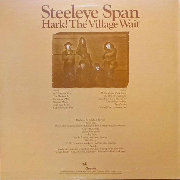 Steeleye Span – Hark! The Village Wait - US