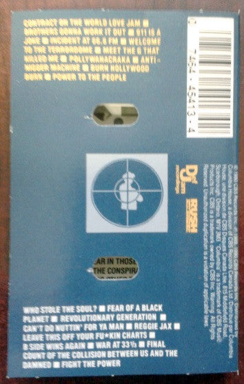 Public Enemy – Fear Of A Black Planet - 1990 Cassette