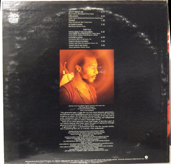 Richie Havens – The Great Blind Degree - 1971 US Pressing