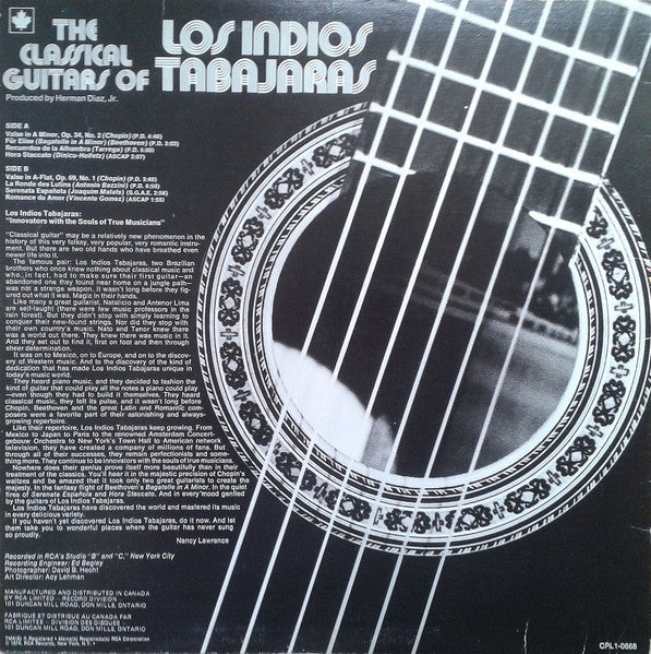 Los Indios Tabajaras – The Classical Guitars Of