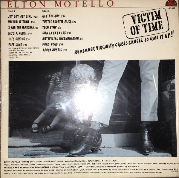 Elton Motello – Victim Of Time - 1979 Pressing