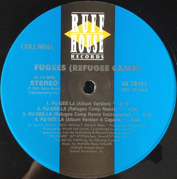 Fugees (Refugee Camp) – Fu-Gee-La - 1995 US Original!