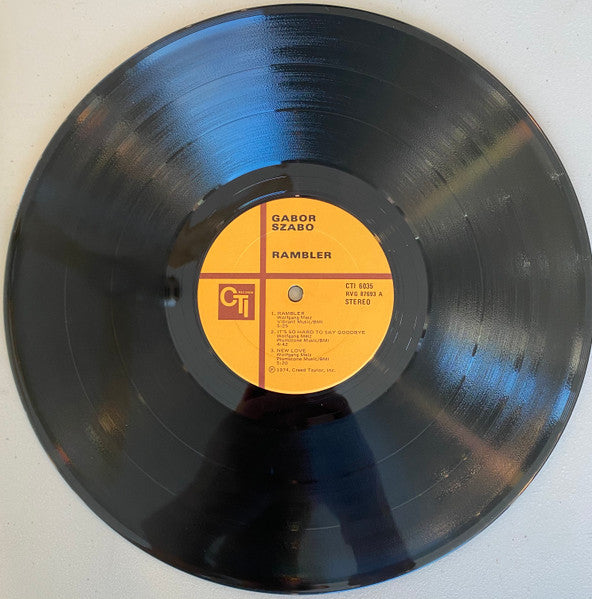 Gabor Szabo – Rambler - 1974 Original VinylPursuit.com