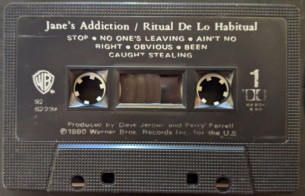 Jane's Addiction – Ritual De Lo Habitual - 1990 Cassette