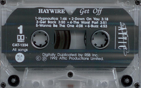 Haywire – Get Off - 1992 Cassette