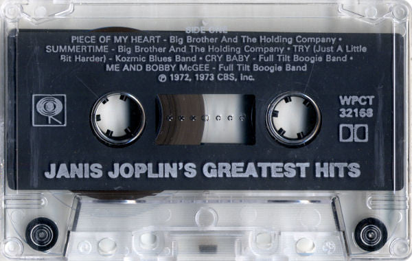 Janis Joplin – Janis Joplin's Greatest Hits - 1973 Cassette