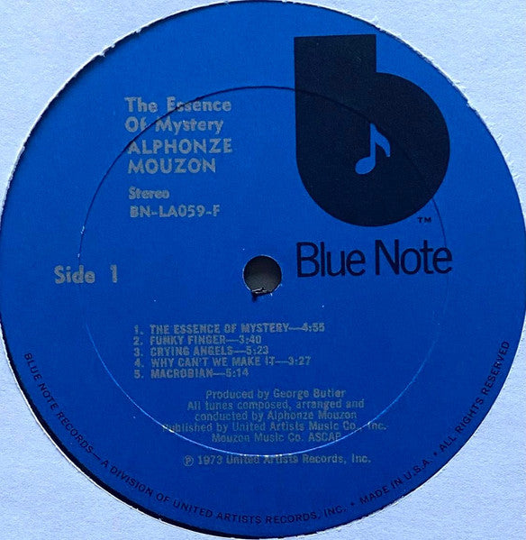 Alphonze Mouzon – The Essence Of Mystery - 1973 Original!