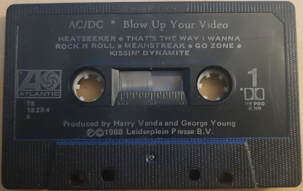 AC/DC – Blow Up Your Video - 1988 Cassette