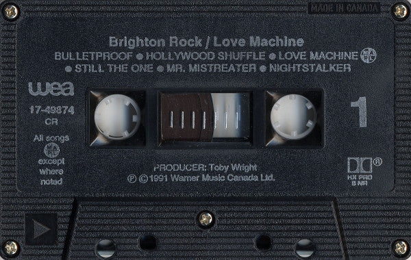 Brighton Rock – Love Machine - 1991 Cassette