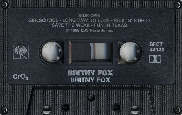 Britny Fox – Britny Fox - 1988 Cassette