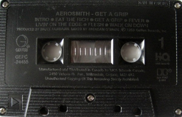 Aerosmith – Get A Grip - 1993 Cassette