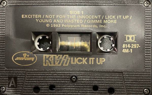 Kiss – Lick It Up - 1983 Cassette