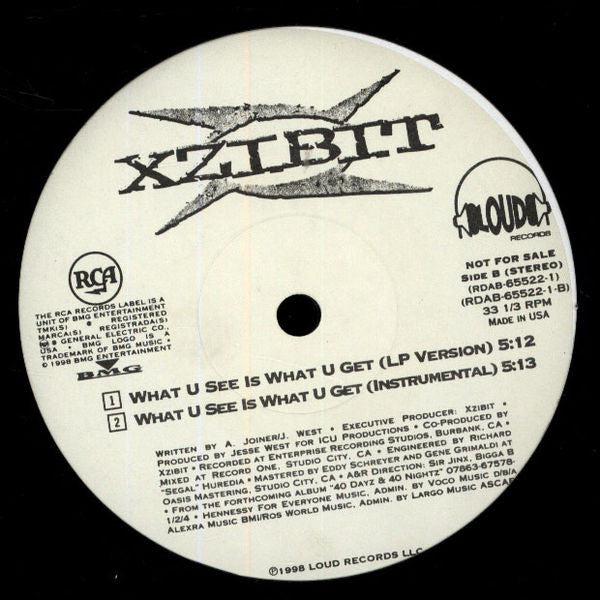 Xzibit – What U See Is What U Get