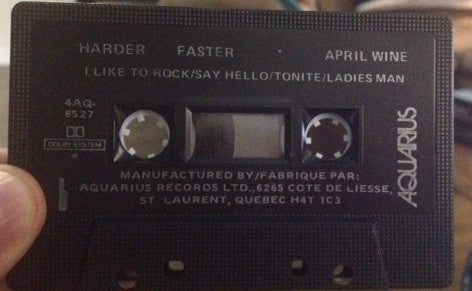 April Wine – Harder...Faster - 1979 Cassette