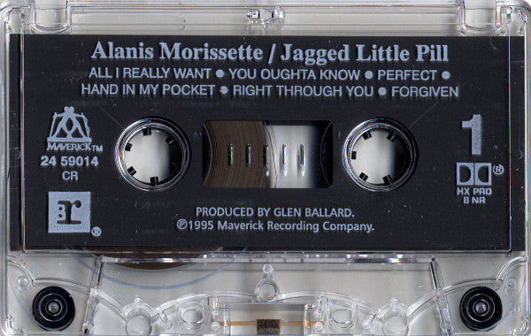 Alanis Morissette – Jagged Little Pill - 1995 Cassette