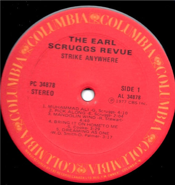 Earl Scruggs Revue – Strike Anywhere - 1977 US Original