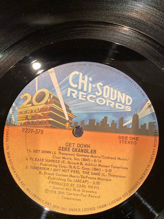 Gene Chandler – Get Down - 1978, Bargain! VinylPursuit.com