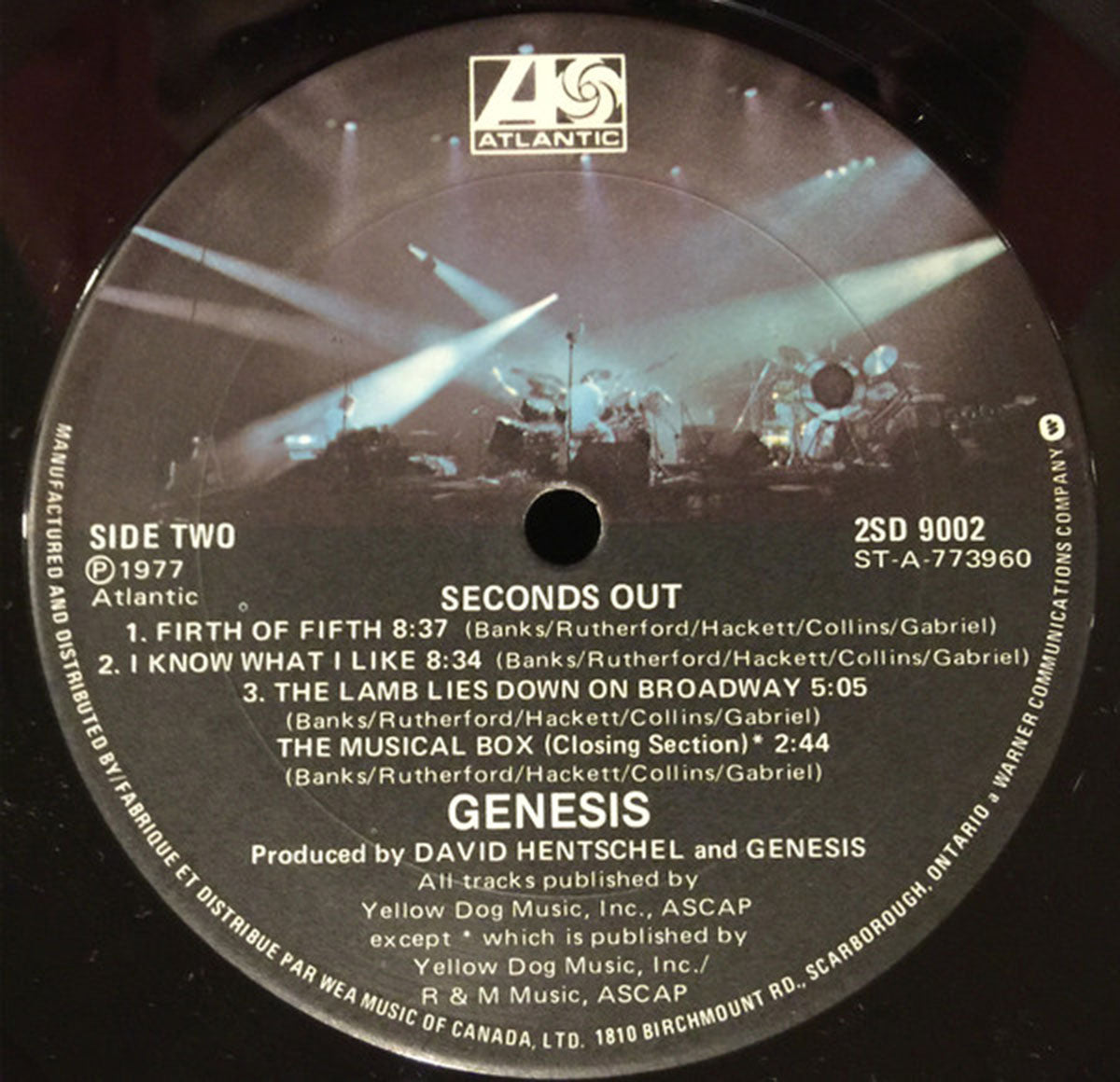 Genesis – Seconds Out (Live) - 1977 Original!