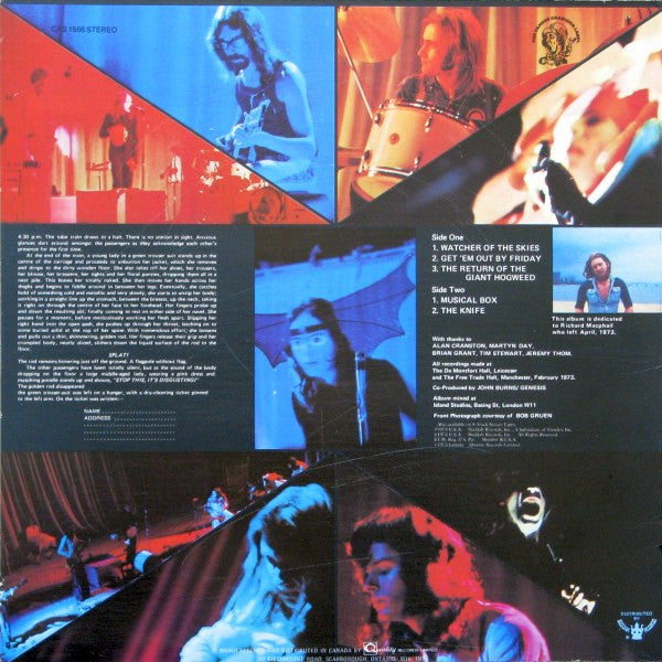 Genesis – Live - 1974 Original VinylPursuit.com