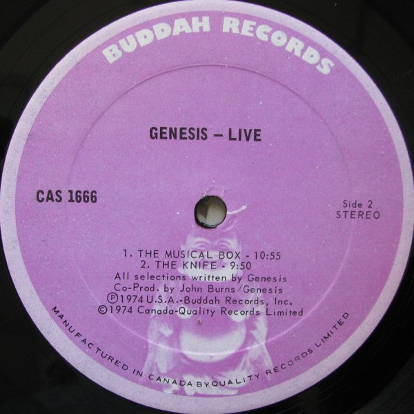 Genesis – Live - 1974 Original VinylPursuit.com