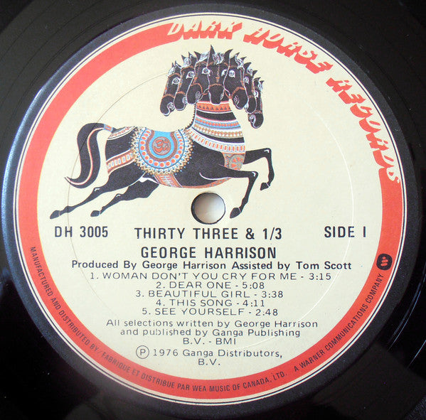 George Harrison – Thirty Three & 1/3