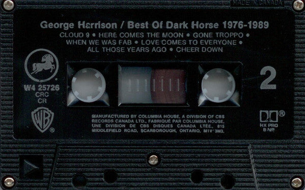 George Harrison – Best Of Dark Horse 1976-1989 - 1989 Cassette