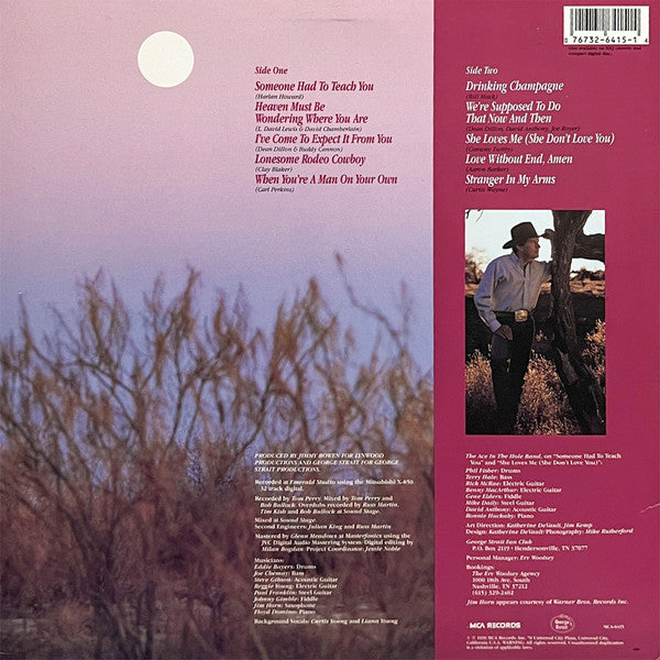 George Strait – Livin' It Up - 1990 US Pressing, Rare! VinylPursuit.com