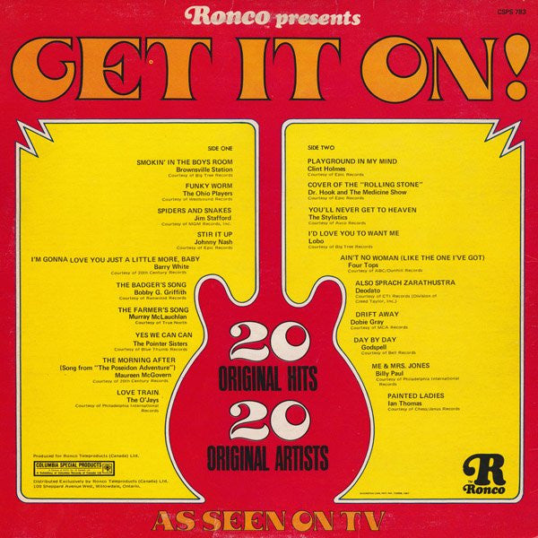 Get It On! - 1974 Compilation in Shrinkwrap! VinylPursuit.com