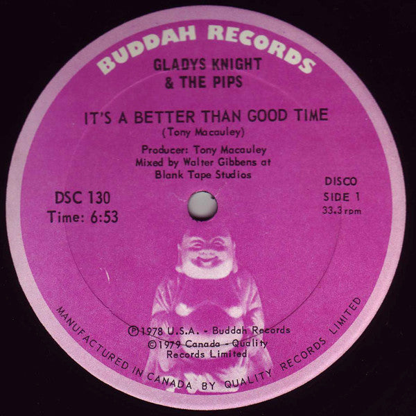 Gladys Knight and The Pips – It's A Better Than Good Time - 1979, Rare! VinylPursuit.com