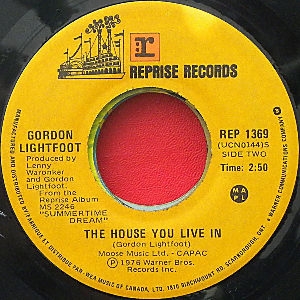 Gordon Lightfoot – The Wreck Of The Edmund Fitzgerald - 7" Single - 1976 VinylPursuit.com