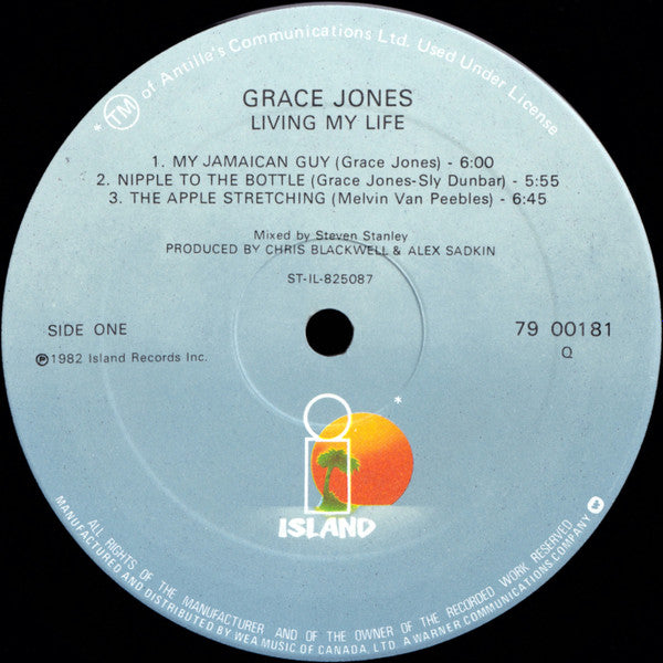 Grace Jones – Living My Life - 1982 Original!