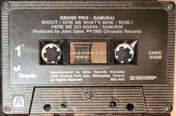 Grand Prix – Samurai - 1983 Cassette, Rare) VinylPursuit.com