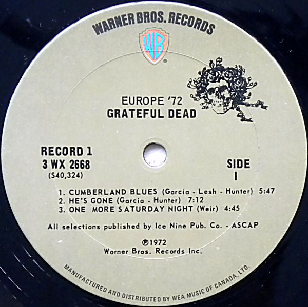 The Grateful Dead – Europe '72 - 1972 Original 3-Album Set with Booklet! VinylPursuit.com