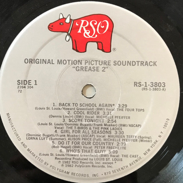 Grease 2, Original Soundtrack Recording - 1982 VinylPursuit.com