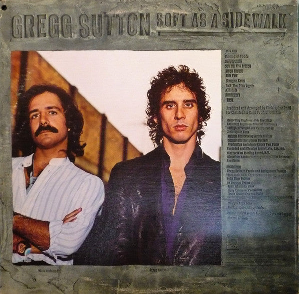 Gregg Sutton ‎– Soft As A Sidewalk - 1979 Orginal, Sealed! VinylPursuit.com