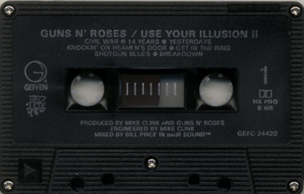 Guns N' Roses – Use Your Illusion I & II - Cassettes, 1991 Original - Vinyl Pursuit Inc