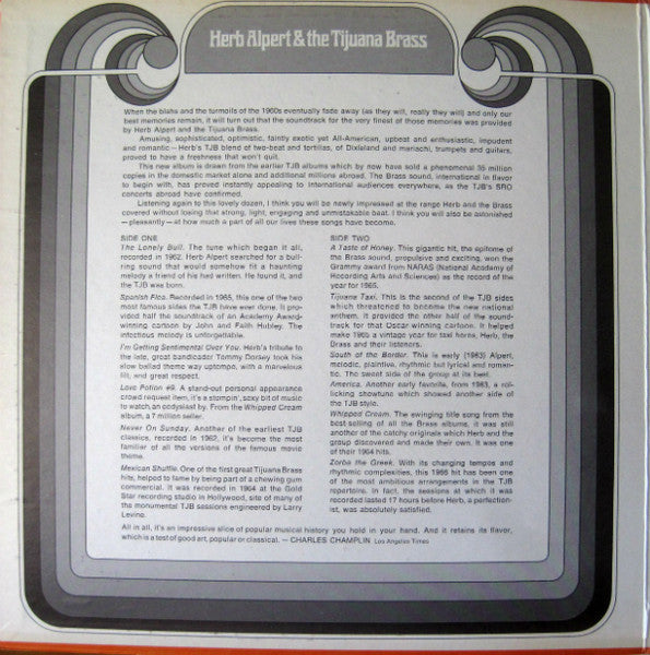 Herb Alpert & The Tijuana Brass - Greatest Hits - 1966