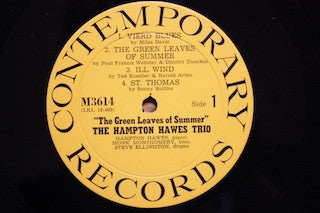 Hampton Hawes – The Green Leaves Of Summer - Mono Pressing in Shrinkwrap, Rare!