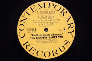 Hampton Hawes – The Green Leaves Of Summer - Mono Pressing in Shrinkwrap, Rare!