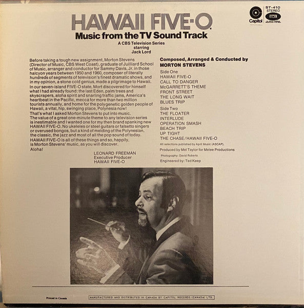 Hawaii Five-O - Original TV Soundtrack -  1969! Vinyl Pursuit Inc