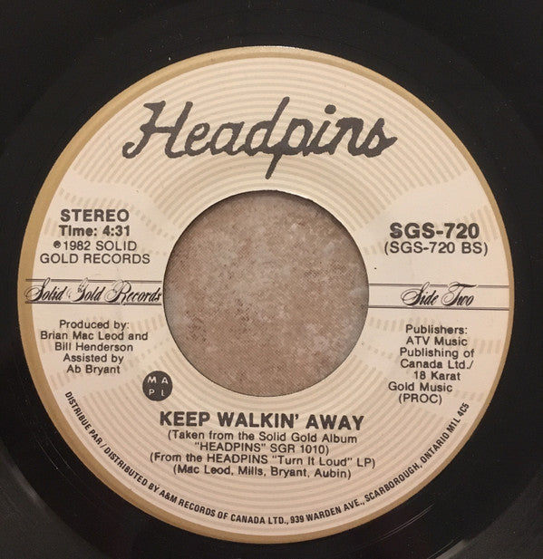Headpins – Don't It Make Ya Feel -  7" Single 1982