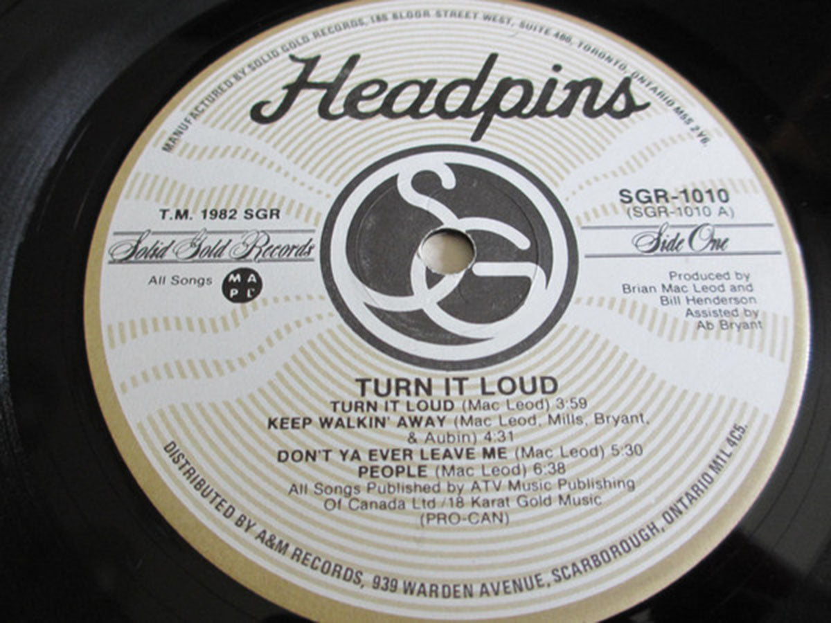 Headpins – Turn It Loud - 1982 Original!